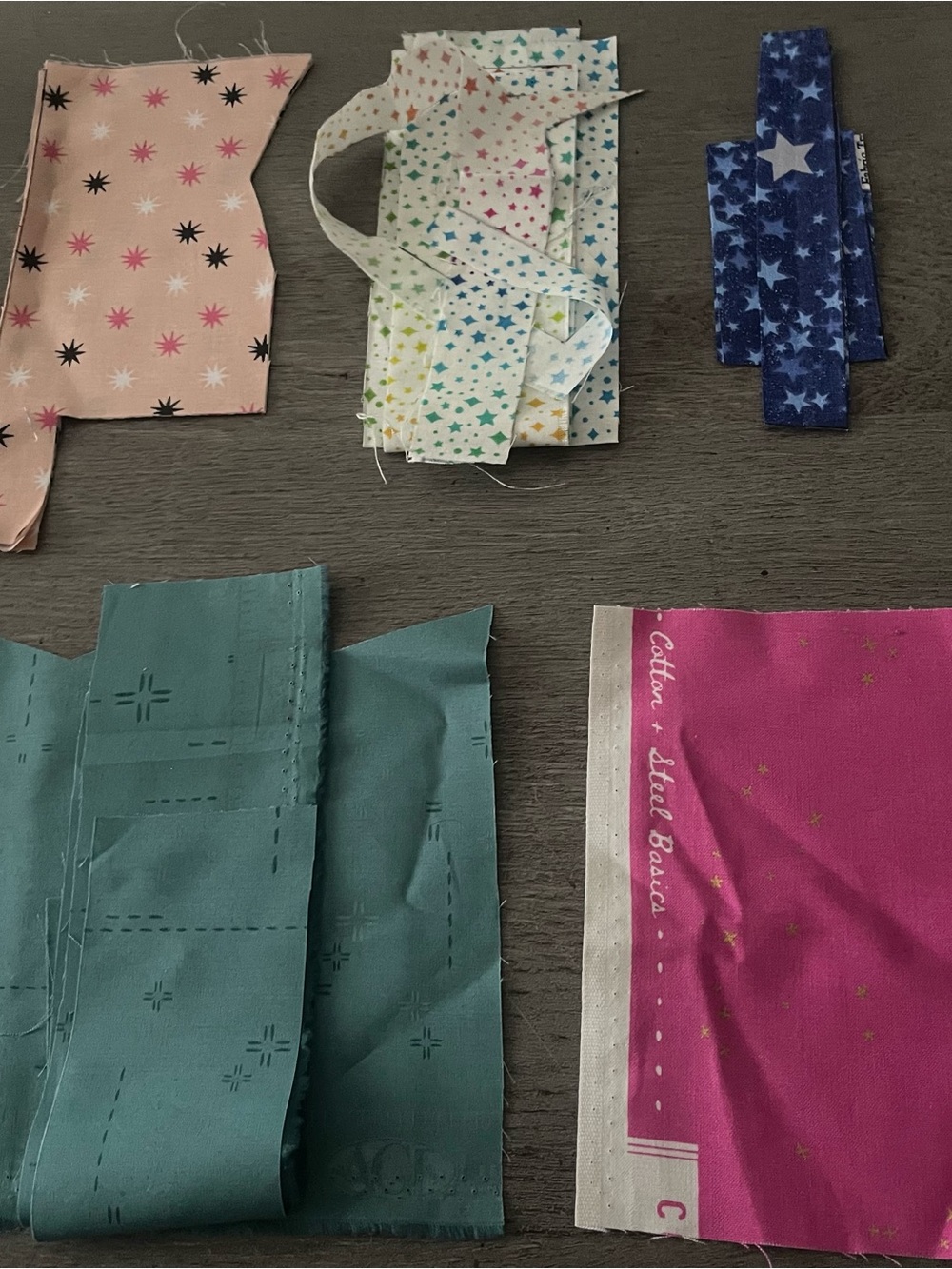 Stars Scrap Fabric Bundle